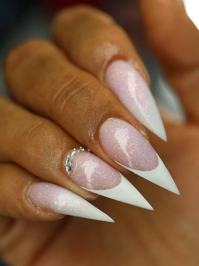 nail salon hamilton ontario summer trends at Glamour Nails Hamilton modern french