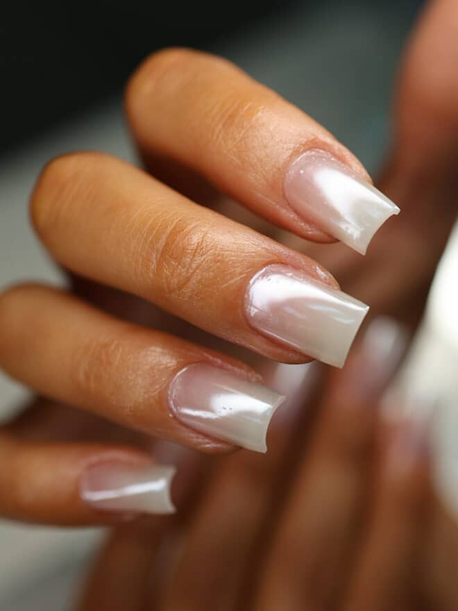 nail salon hamilton ontario summer trends at Glamour Nails Hamilton french glazed