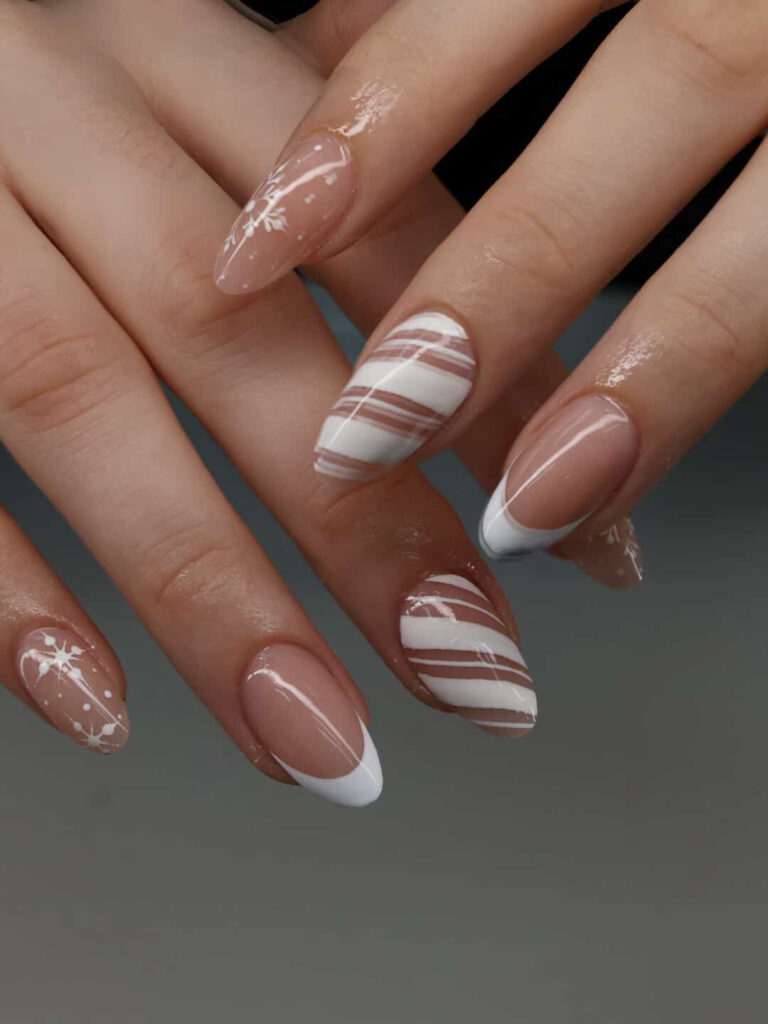 best nail salon hamilton holiday designs at Glamour Nails Hamilton