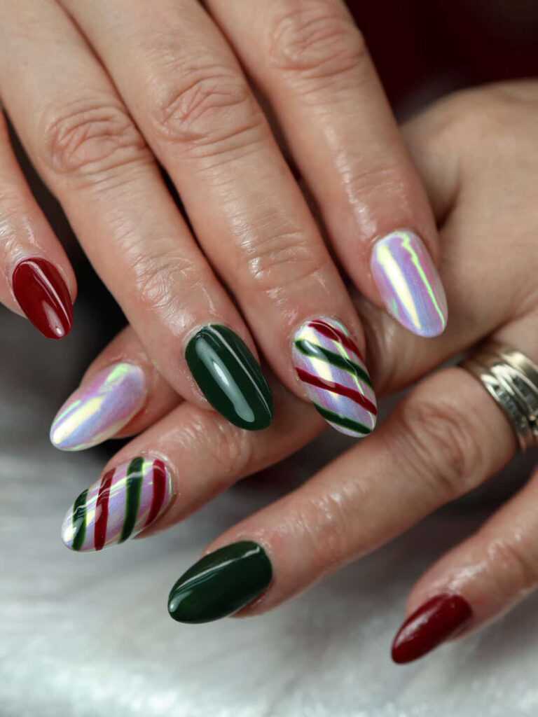 best nail salon hamilton holiday designs at Glamour Nails Hamilton