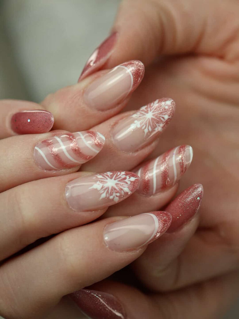 best nail salon hamilton holiday designs at Glamour Nails Hamilton