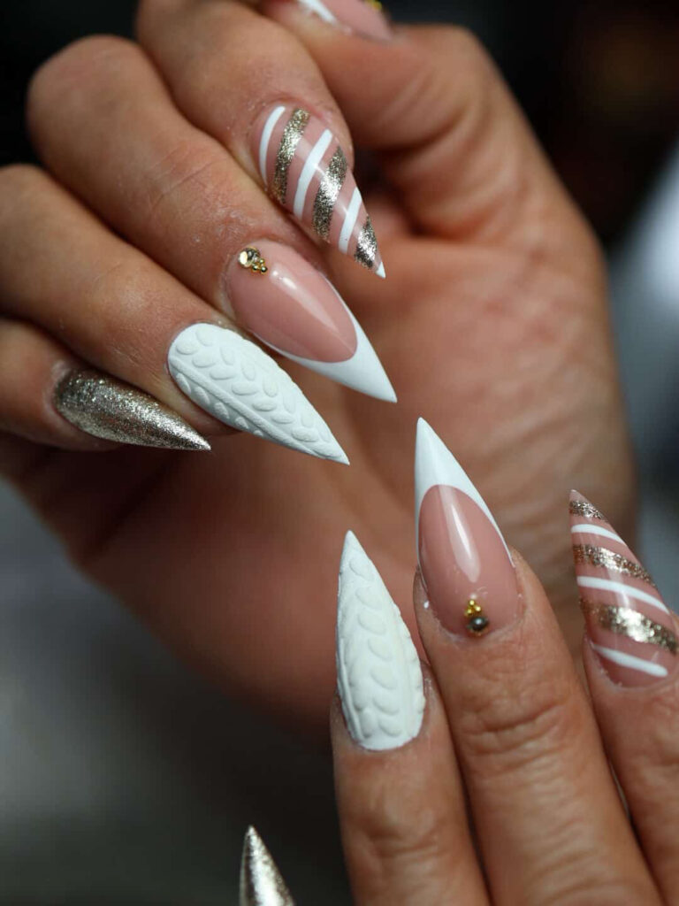 best nail salon hamilton holiday designs at Glamour Nails Hamilton