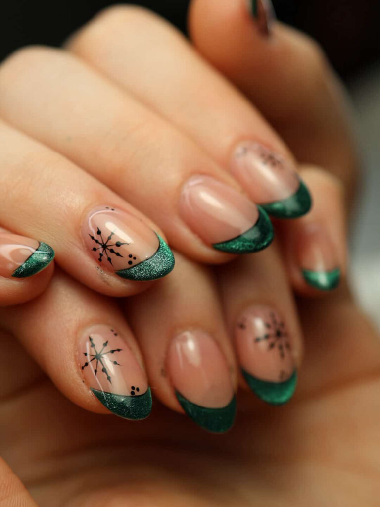 best nail salon hamilton holiday designs at Glamour Nails Hamilton